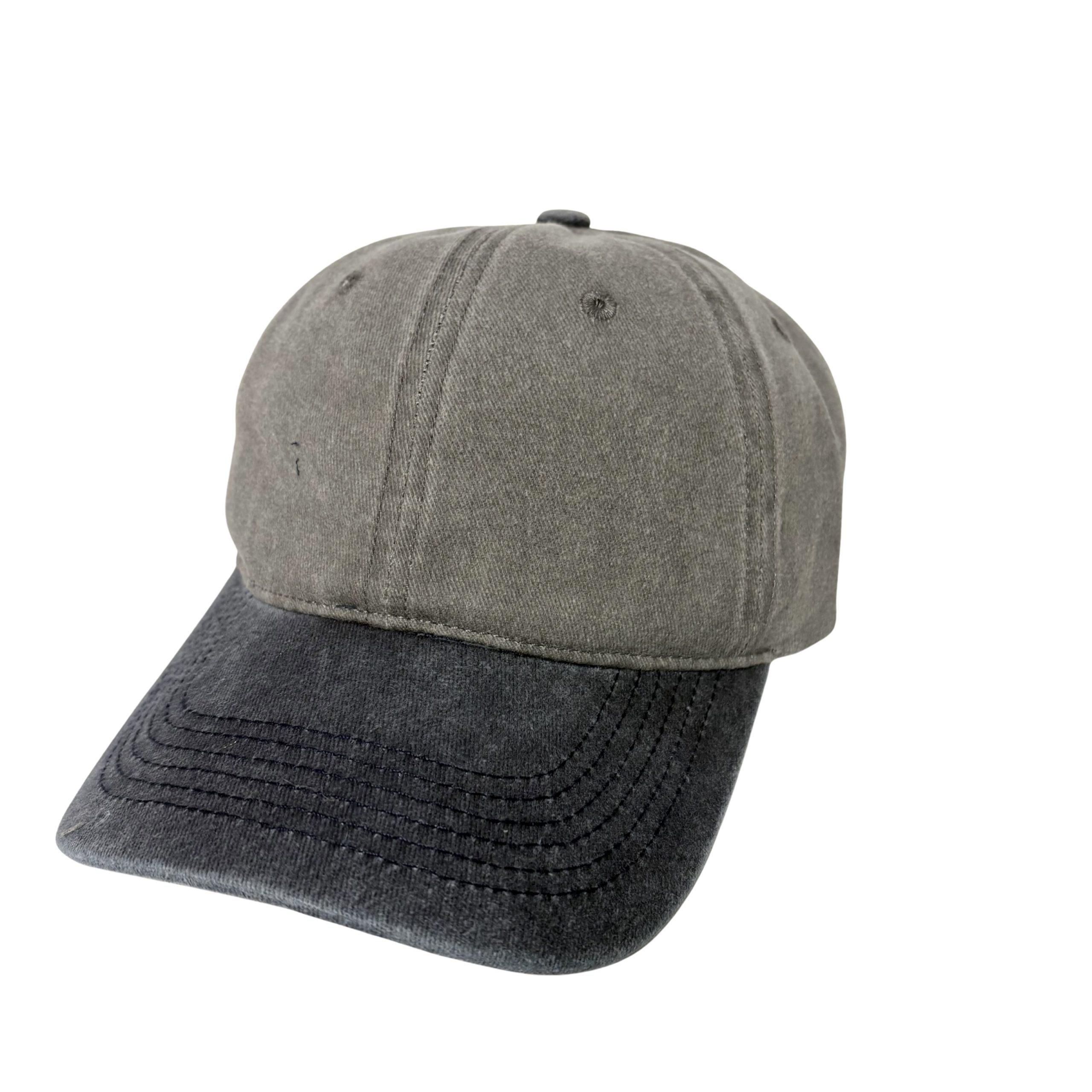 ピグメント ツートン キャップ - シンプル 無地 CAP