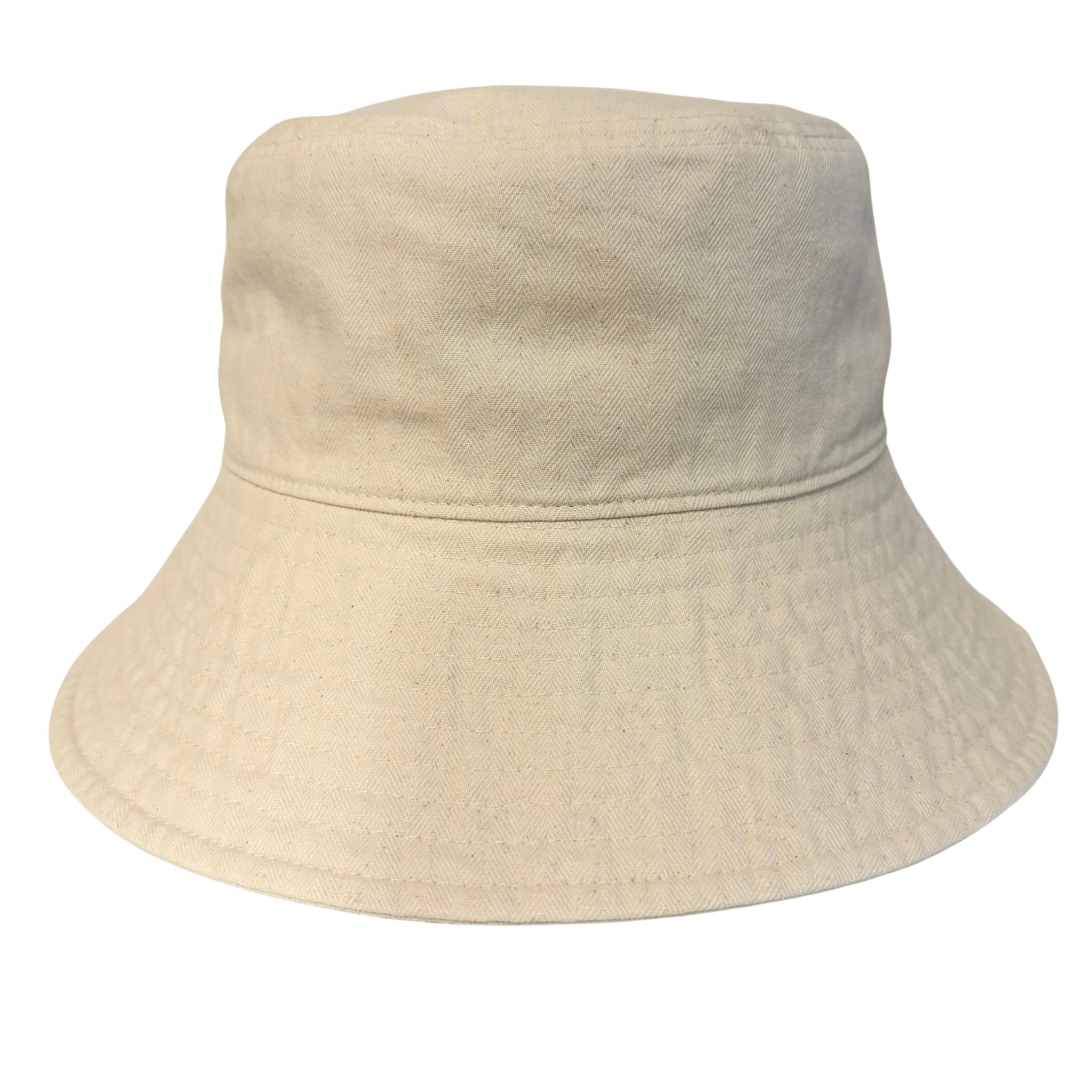 ウォッシュツバヒロバケット - ウォッシュ加工 バケットハット シンプル 無地 ツバ広 - 画像 (3)