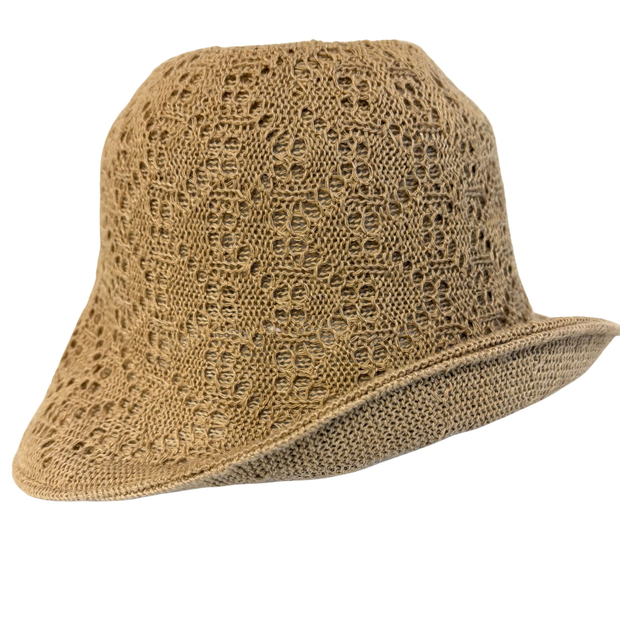 サーモRVバケット - サーモ リバーシブル 編み柄 バケットハット シンプル 無地