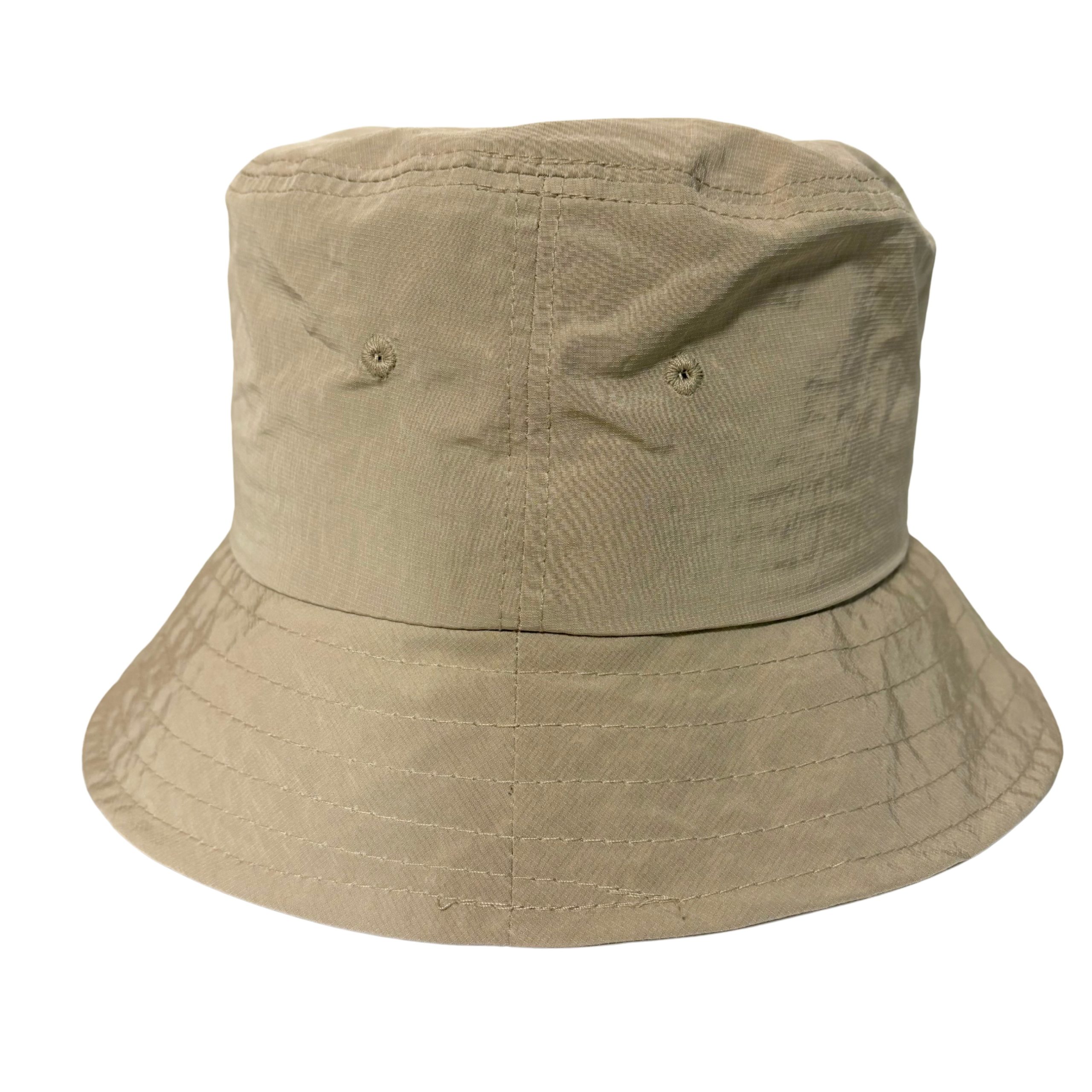 ナイロン風ライトバケットハット - ナイロン風 バケットハット シンプル 無地 - 画像 (2)