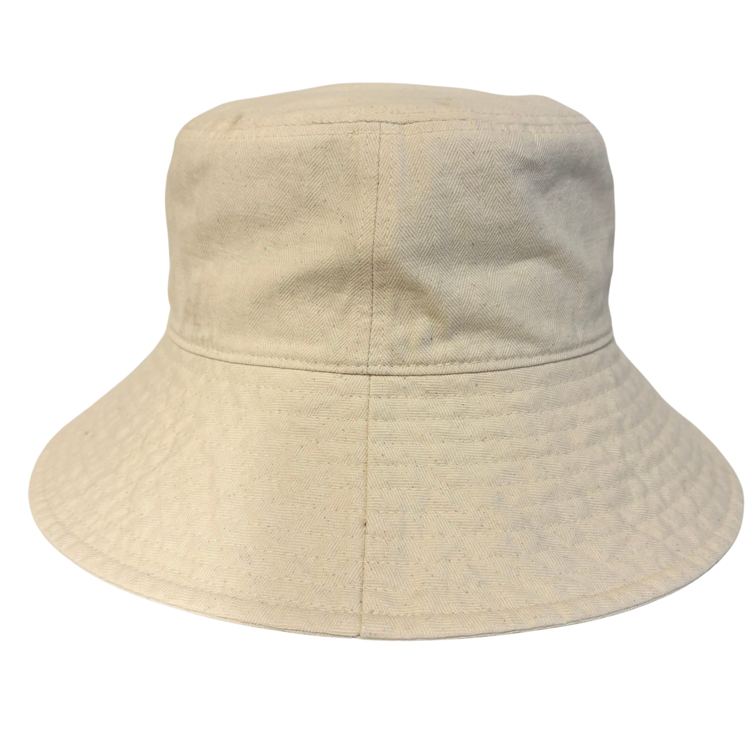 ウォッシュツバヒロバケット - ウォッシュ加工 バケットハット シンプル 無地 ツバ広 - 画像 (2)