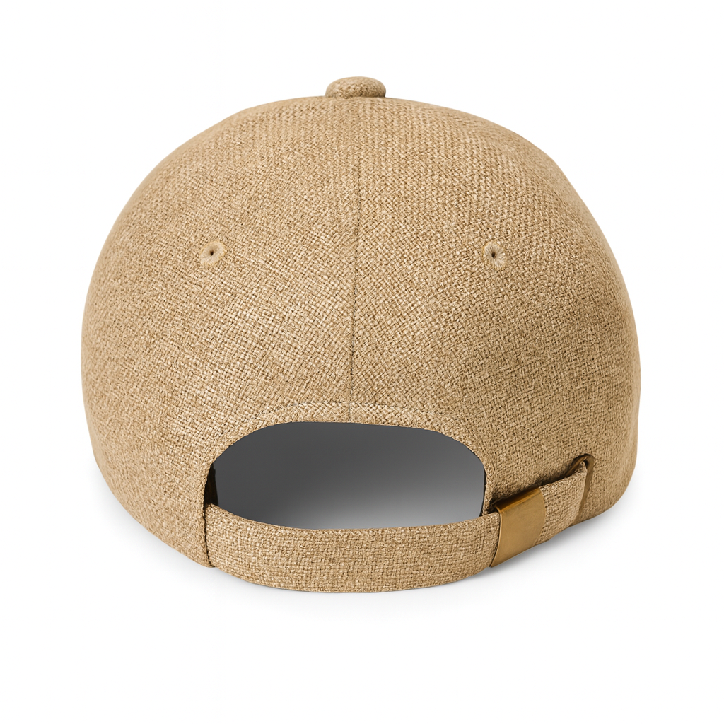 麻風 プレート タグ 無地 シンプル キャップ CAP - 画像 (3)