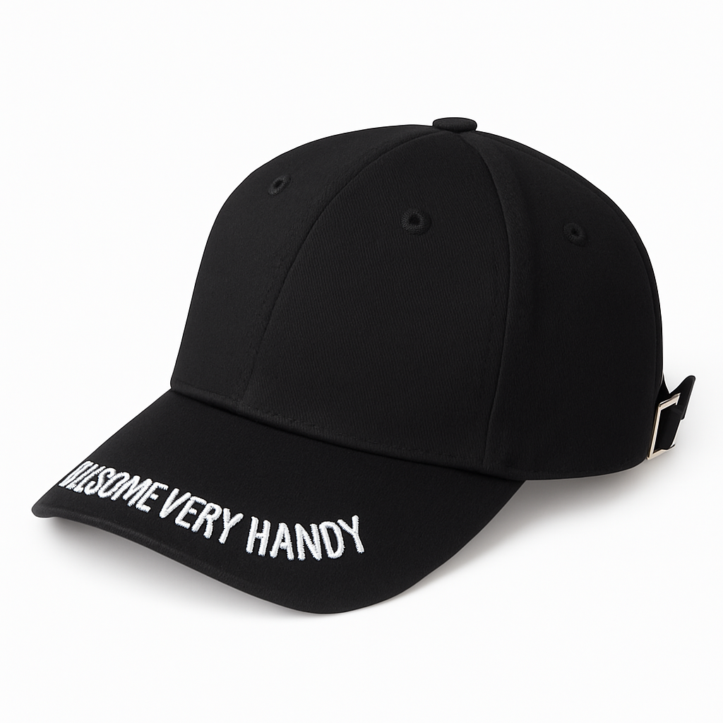 WORDSCOME 刺繍 ツバ シンプル キャップ CAP - 画像 (2)