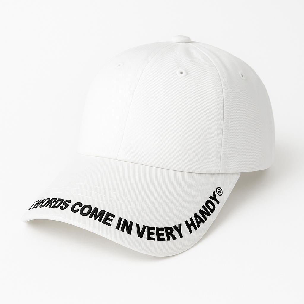 WORDSCOME 刺繍 ツバ シンプル キャップ CAP - 画像 (6)