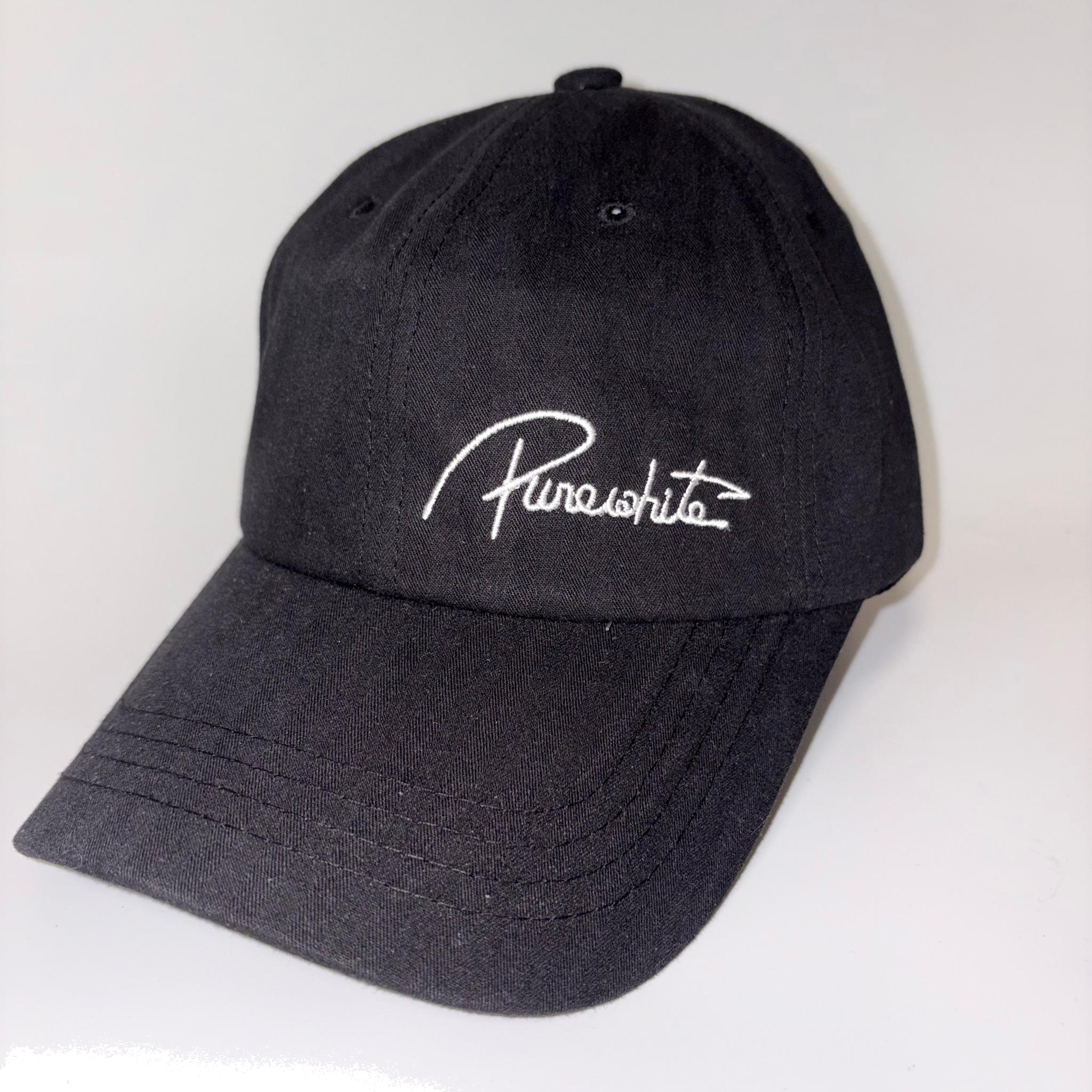 Purewhite 刺繍 ロゴ ウォッシュ加工 キャップ シンプル CAP - 画像 (4)