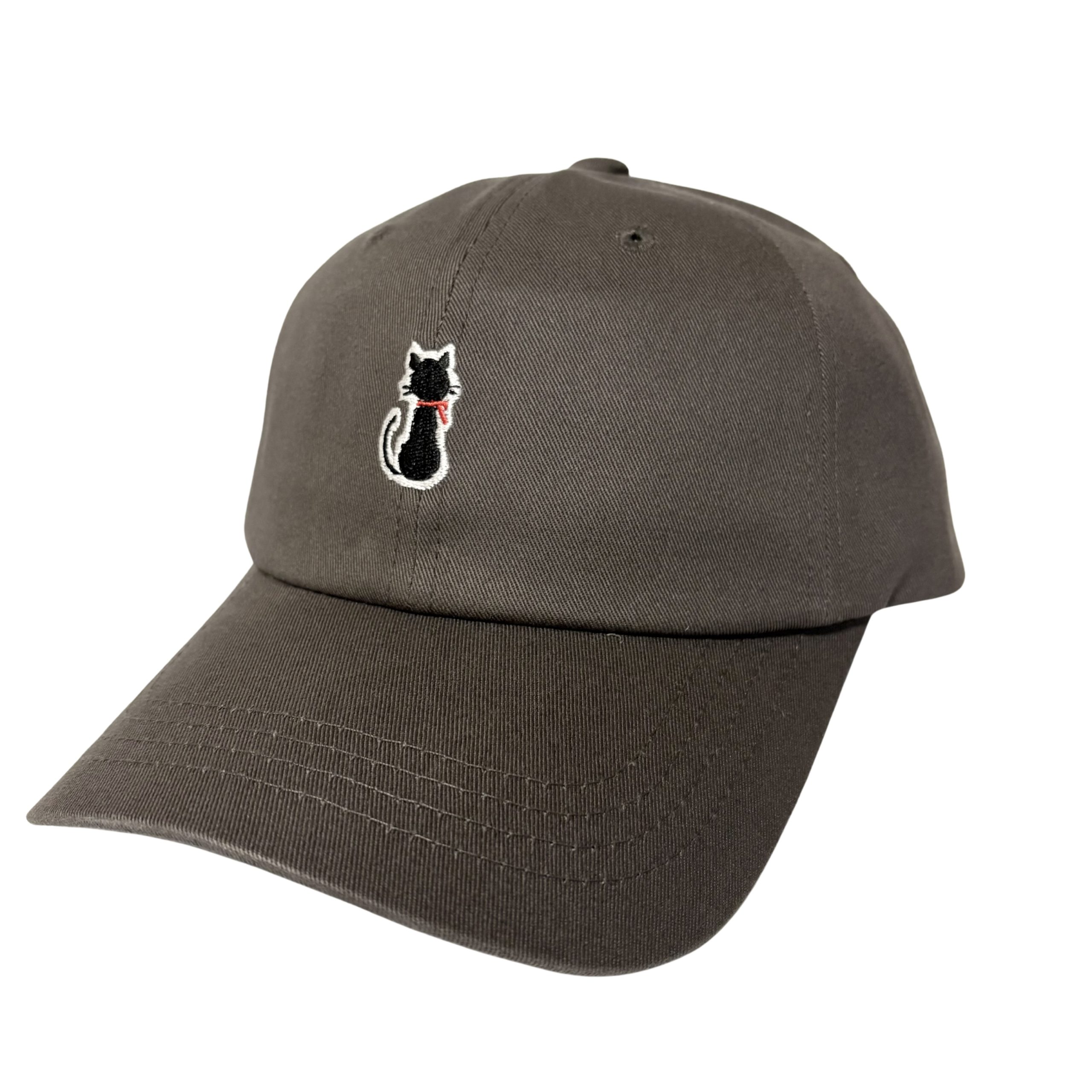 猫 刺繍 キャップ - シンプル CAP - 画像 (4)