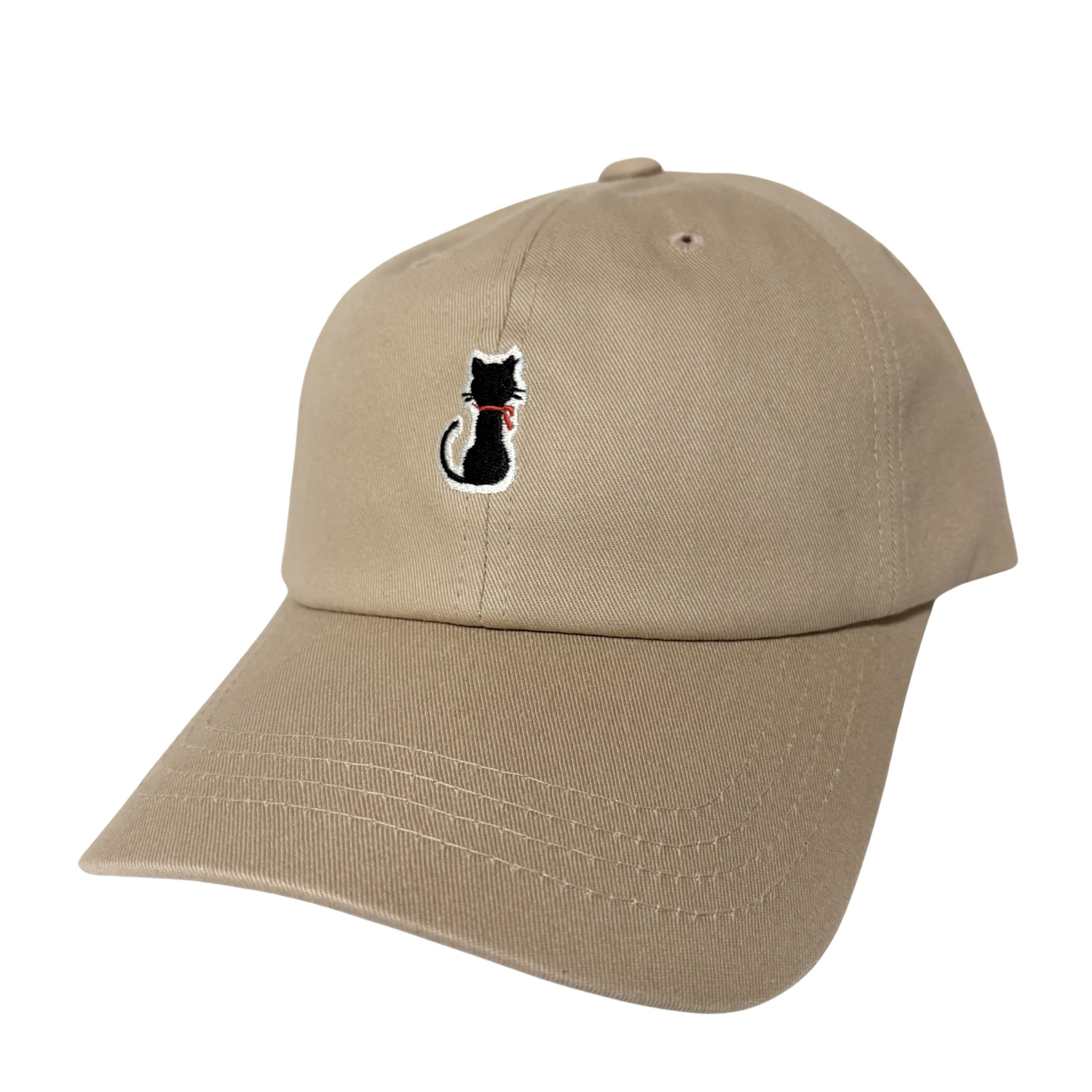 猫 刺繍 キャップ - シンプル CAP - 画像 (3)
