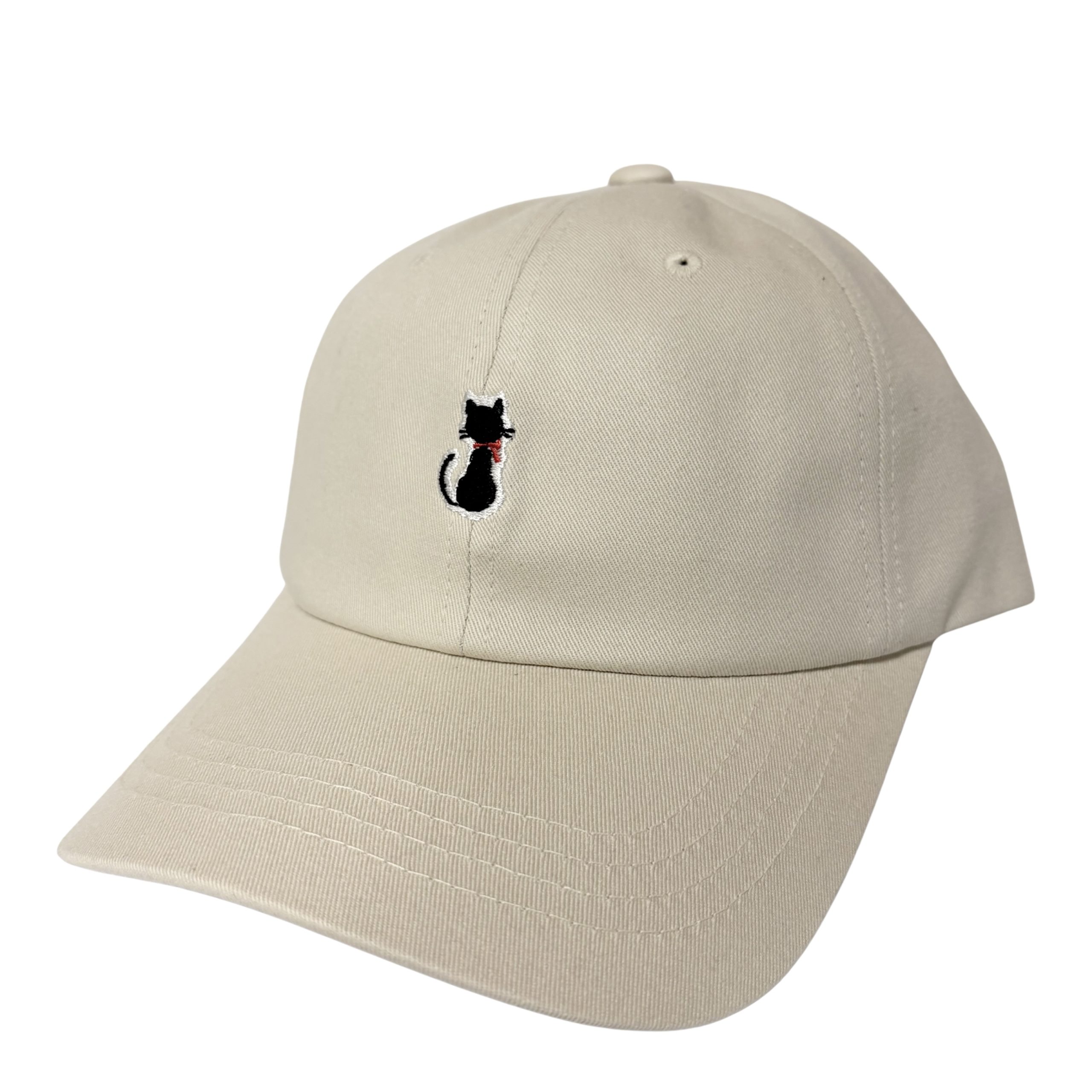 猫 刺繍 キャップ - シンプル CAP